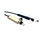 Водонепроницаемый ip67 эндоскоп ENDSC2I1 Espada с разъемом 2 в 1 USB 2.0 + microUSB, 2 метра с подсветкой/ видеоскоп / гибкая камера для Android