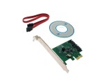 Контроллер PCI-Ex1 v2.0 2 x SATA 3.0 (6Gb/s) RAID 0, 1, SPAN, чип Asmedia ASM1061R, модель PCIe2SATA3ASM Espada