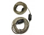 Активный удлинитель USB 2.0 A male to A female 15м Aopen /active Repeater Cable cord A Male to A Female USB Extension Cable/