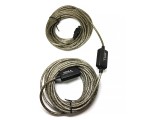 Активный удлинитель USB 2.0 A male to A female 20м Aopen /active Repeater Cable cord A Male to A Female USB Extension Cable/