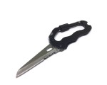 Multi Tool брелок карабин, нож, отвертки 5 в 1 / Мультитул, цвет черный