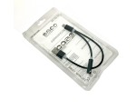 Универсальный кабель-переходник Lightning 8 pin male to audio jack 3.5mm female + USB2.0  male 30см черный для iPhone 5/5S/5C/6/6S/7/7+, iPad 4/Air/Mini/Mini2/6, iPod Touch 5
