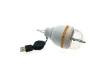 Светодиодная LED вращающаяся диско лампа с USB Espada EDU075mLED, 3V, 0,75м с регулировкой длины