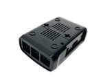 Корпус с вентилятором и радиаторами для Raspberry Pi 3 model B / Raspberry Pi 2 model B / Raspberry Pi model B+, овальный черный, CaseRaspFR