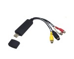 Конвертер Micro USB type B + Usb 2.0 с RCA/S-video плата видеозахвата EmcUsbRca /TV DVD VHS AV аудио/ для оцифровки видеокассет /easycap / совместим со смартфонами и планшетами на android/