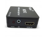 Видео адаптер HDMI to HDMI audio SPDIF  5.1 + RCA L/R черный /HDMI в HDMI+аудио/Converter/конвертер Adapter/