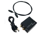 Аудио конвертер 1xToslink + 1RCA/Coaxil/ to 2x RCA/analog/, модель EDH-TR/R, Espada  /преобразует коаксиальный RCA или оптический toslink сигнал в аналоговый стерео аудио сигнал/