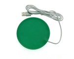 Подставка под кружку с подогревом LS-RBG силиконовая USB "Солдатики", цвет зеленый