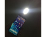Фонарик - вспышка для селфи, 6 светодиодов  / сэлфи Selfi flash для телефона, смартфона, планшета с разъемом micro USB/ Flash&Fill in Light / цвет белый