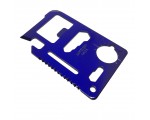 Multi Tool для выживания EDC 11 в 1 / Мультитул, цвет синий