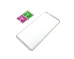Защитное стекло для Samsumg Galaxy S8 Plus с рамкой, цвет белый / 3D - стекло