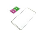 Защитное стекло для Samsumg Galaxy S8 с рамкой, цвет белый / 3D-стекло