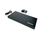 HDMI разветвитель 1x8, поддержка 1080P, 4Kx2K  с усилителем, v1.4b, Espada EDH38 черный + блок питания / разветвитель 1 hdmi на 8 портов / splitter Full-HD 1.4v сплиттер /