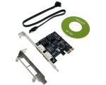 Контроллер PCI-E x1 v2.0 на 2xSATA+ 2xeSATA, SATA 3.0 (6Gb/s) чип ASM1061, модель ES3A1061 Espada