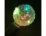 Светодиодная декоративная Е27 лампа - шар G95 Интерьерная Vintage Deco Bulb 220-240В 3Вт, RGB, Espada E-E27G95FFC, разноцветная