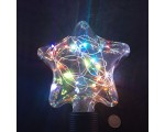 Светодиодная декоративная Е27 лампа - звезда Интерьерная Vintage Deco Star 220-240В, 3Вт, RGB, Espada E-E27FS63FC, разноцветная