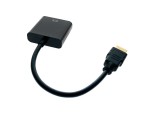 Видео адаптер HDMI 19M to VGA 15 F, EHdmiVgawo  Espada черный /переходник hdmi vga конвертер /