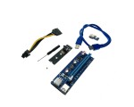 USB Riser card M.2 NGFF to PCI-E x16 Female с питанием 6Pin, M2PCIeKIt02, Espada, в комплекте кабель usb 3.0 /ризер /райзер карта