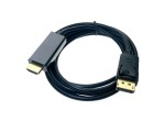 Кабель DisplayPort Male to HDMI Male 2 метра Espada модель: Edphdmi2 черный
