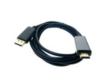 Кабель DisplayPort Male to HDMI Male 2 метра Espada модель: Edphdmi2 черный