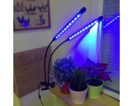 Светодиодный фитосветильник Espada USB Fito E-USBEUL2, 5V линейный, 2 лампы для выращивания рассады и досветки растений / Led фитосветильник для гидропоники, аквариумных растений