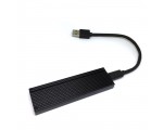 Внешний корпуc USB3.1 для M.2 nVME SSD, key M, модель USBnVME1, Espada /external case/Enclosure/внешний бокс/контейнер/кейс/