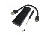 Внешний корпуc USB3.1 для M.2 nVME SSD, key M, модель USBnVME1, Espada /external case/Enclosure/внешний бокс/контейнер/кейс/