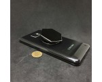 Кольцо для смартфона EpS6bl Попсокет черный оникс 6-гранный Popsocket / складная подставка держатель для телефона на палец