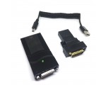 Видео конвертер USB 2.0 to HDMI/DVI, Full HD 1080p, Espada чипсет DisplayLink DL-165 /переходник USB HDMI/USB DVI внешняя видеокарта/