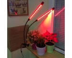 Светодиодный фитосветильник Espada Fito E-EL2, 220V, 2 лампы, линейный с блоком питания для выращивания рассады и досветки растений / Led фитосветильник для гидропоники, аквариумных растений
