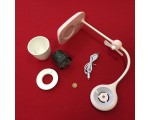 Универсальный  светильник: настольная лампа/ садовый комплект / фитосветильник/ вентилятор, Avatar BOX-051, цвет розовый