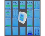 Монитор качества воздуха Espada D9-H / CO2, HCHO, TVOC, PM2.5, PM10 /