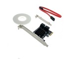 Контроллер PCI-Ex1 v2.0 4 x SATA 3.0 (6Gb/s), чип Marvell 88SE9215, модель PCIe4SATA3ASM Espada