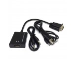 Конвертер VGA + 3,5mm Audio to HDMI, Espada, HCV0201 / converter / адаптер D-sub+ аудио to hdmi /преобразователь аналогового сигнала в цифровой/