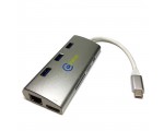 *Сетевая карта USB Type-C to Lan+HDMI+USB hub+SD/TF cardreader, CQITeng