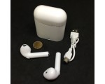 Bluetooth наушники вкладыши airpods беспроводные V5.0 белые / поддержка Android , iOS iphone / эйрподс /