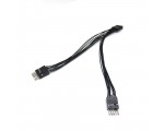 Переходник HD Audio AAFP 10pin female to 2*10pin male модель E9pFto29pM, Espada / разветвитель на 2*9pin