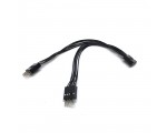 Переходник HD Audio AAFP 10pin female to 2*10pin male модель E9pFto29pM, Espada / разветвитель на 2*9pin