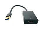 Видео конвертер USB 3.0 to HDMI Espada черный модель: EU3HDMI /переходник юсб внешняя видеокарта/
