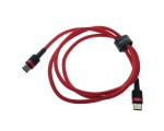 Кабель USB 3.1 Type C Male to USB 3.1 Type C Male ETyCPD1r, 1метр, цвет красный