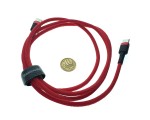 Кабель USB 3.1 Type C Male to USB 3.1 Type C Male ETyCPD1r, 1метр, цвет красный