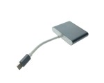 Видеоконвертер USB C на 2 * HDMI, EusbC2hdm 4K Espada / внешняя видеокарта USB-Type-C / разветвитель на 2 hdmi /