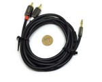 Кабель audio 3.5mm male to 2*RСA male 1,5 м