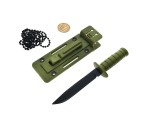 Мини - нож USMC тип KA-BAR, цвет хаки