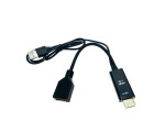 Видеоконвертер HDMI 19pin Male to Display Port 20 pin Female Espada Ehddp1526 поддержка 4k, питание от usb, переходник hdmi to dp