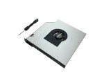 Адаптер оптибей Espada 95M2F M2(NGFF) SSD to miniSATA со встроенным кулером, для подключения SSD к ноутбуку вместо DVD 9,5мм