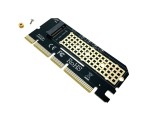 Адаптер PCI-E x16 на M.2 M key для подключения NVMe SSD дисков в ПК, для PCI-E x4, x8, x16, модель PCIeNVME Espada