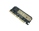 Адаптер PCI-E x16 на M.2 M key для подключения NVMe SSD дисков в ПК, для PCI-E x4, x8, x16, модель PCIeNVME Espada