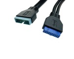 Кабель - удлинитель USB 3.0 с внутреннего разъема материнской платы 20PIN / 19pin male to female 30см E20mf30 Espada