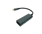 Видеоадаптер USB 3.1 type C to HDMI + PD модель EtyChdPD Espada поддерживающий технологию быстрой зарядки Power Delivery / конвертер / видеокарта /